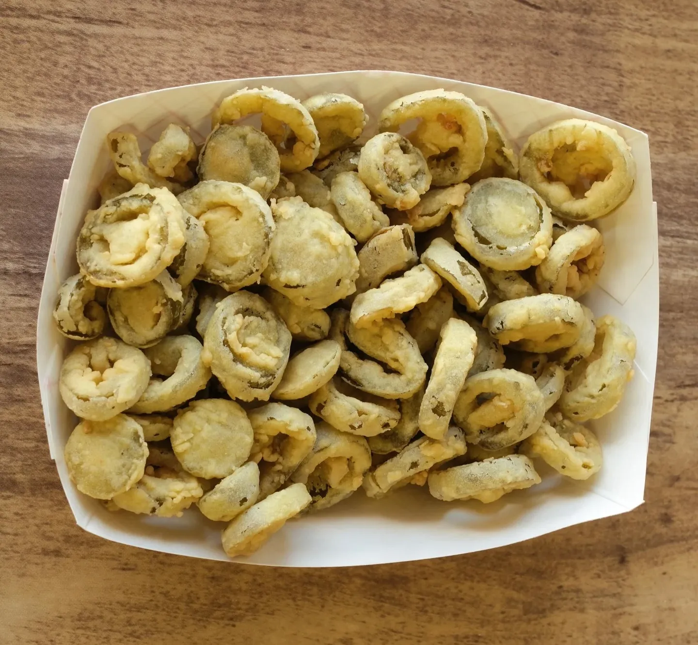 Fried Sliced Jalapenos